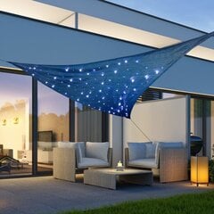 HI päikesepuri 100 LED-tulega, helesinine, 3,6 x 3,6 x 3,6 m hind ja info | Päikesevarjud ja markiisid | hansapost.ee