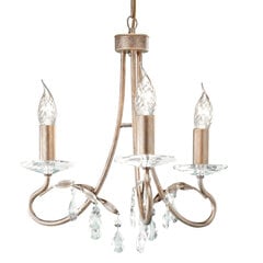 Rippvalgusti Elstead Lighting Christina CRT3-SILVER-GOLD hind ja info | Rippvalgustid | hansapost.ee