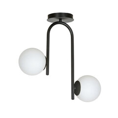 Emibig подвесной светильник Kalf 2 Black цена и информация | Потолочный светильник, 38 x 38 x 24 см | hansapost.ee