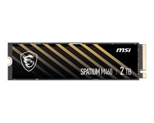 MSI Spatium M460 2TB PCIe 4.0 NVMe M.2 2280 (4900/4400 MB/s) 3D NAND hind ja info | Sisemised kõvakettad | hansapost.ee