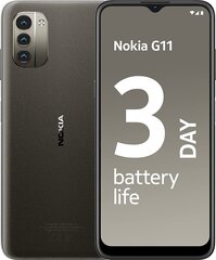 Nokia G11 4/64GB Dual SIM Grey hind ja info | Telefonid | hansapost.ee