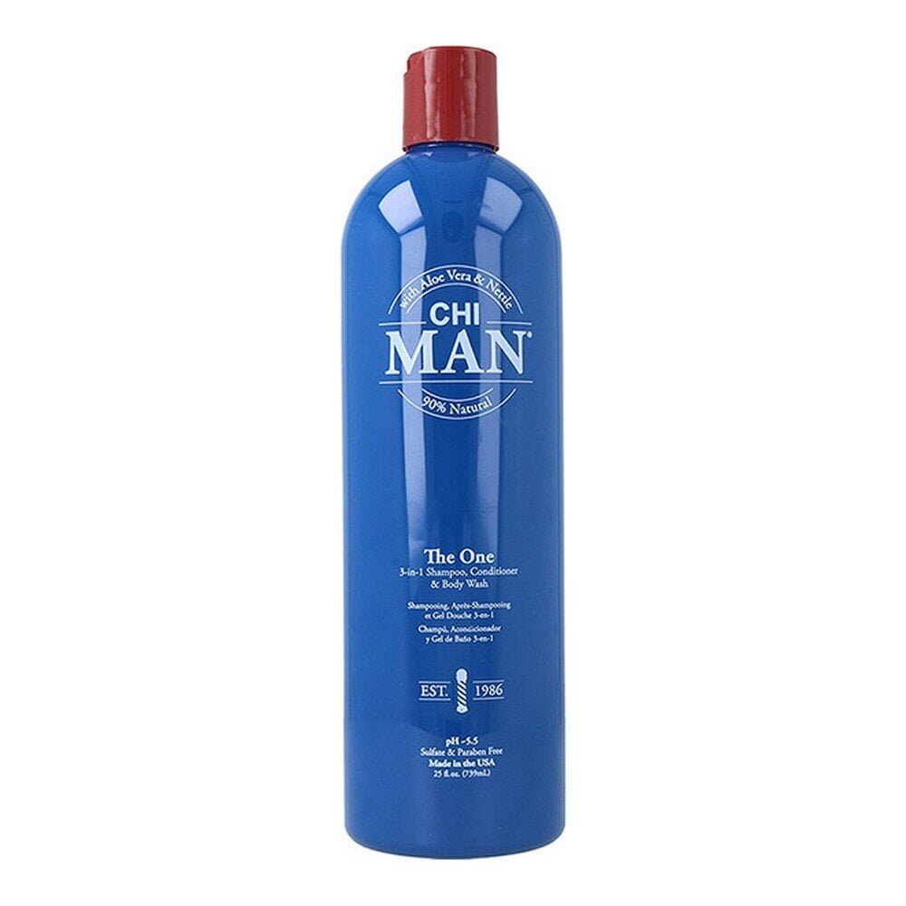 Meeste šampoon Chi Man The One 3-in-1 Farouk, 30 ml hind ja info | Šampoonid | hansapost.ee