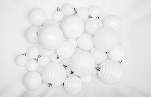 Kuuseehted White, 36 tk. цена и информация | елочные украшения | hansapost.ee