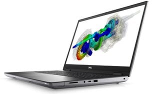 Dell Precision 7770, 17.3 ", WVA, FHD, 60 Hz, 1920 x 1080, Anti-glare, Intel Core i7, i7-12850HX, 16 GB, SSD 512 GB, NVIDIA RTX A3000, GDDR6, 12 GB, Windows 11 Pro, ENG, Grey цена и информация | Ноутбуки | hansapost.ee