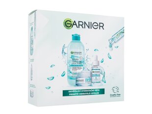 Женский косметический набор для ухода за лицом Garnier Skin Naturals Hyaluronic Aloe: мицеллярная вода, 400 мл + сыворотка, 30 мл + гель-крем 50 мл. цена и информация | Сыворотки для лица, масла | hansapost.ee