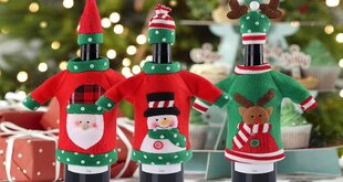 Jõulukaunistus, rõivastatud pudel hind ja info | Jõulukaunistused | hansapost.ee