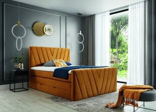Кровать NORE Candice Nube 45, 180x200 см, желтого цвета цена и информация | Кровати | hansapost.ee