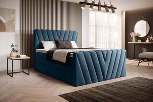 Кровать NORE Candice Lukso 40, 180x200 см, синего цвета цена и информация | Кровати | hansapost.ee