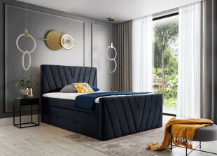 Кровать NORE Candice Monolith 79, 160x200 см, синий цвет цена и информация | Кровати | hansapost.ee