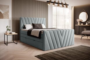 Кровать NORE Candice Savoi 100, 160x200 см, синего цвета цена и информация | Кровати | hansapost.ee