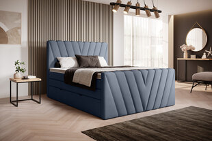 Кровать NORE Candice Poco 40, 160x200 см, синего цвета цена и информация | Кровати | hansapost.ee