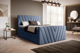 Кровать NORE Candice Gojo 40, 160x200 см, синий цвет цена и информация | Кровати | hansapost.ee