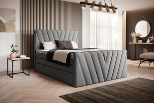 Кровать NORE Candice Gojo 05, 160x200 см, серый цвет цена и информация | Кровати | hansapost.ee