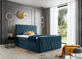 Кровать NORE Candice Nube 40, 160x200 см, синий цвет цена и информация | Кровати | hansapost.ee