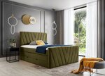 Кровать NORE Candice Nube 33, 160x200 см, зеленый цвет