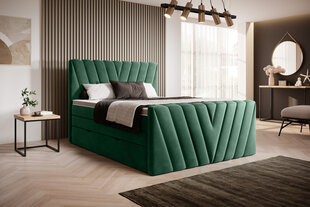 Кровать NORE Candice Lukso 35, 160x200 см, зеленый цвет цена и информация | Кровати | hansapost.ee