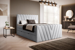 Кровать NORE Candice Sola 04, 140x200 см, серого цвета цена и информация | Кровати | hansapost.ee