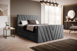 Кровать NORE Candice Loco 06, 140x200 см, серый цвет цена и информация | Кровати | hansapost.ee
