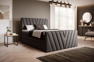 Кровать NORE Candice Flores 22, 140x200 см, коричневый цвет цена и информация | Кровати | hansapost.ee