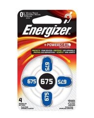 Patareid Energizer, 675, 4 tk. hind ja info | Patareid | hansapost.ee