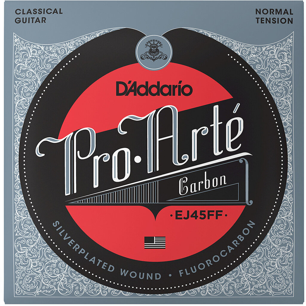 Keeled klassikalisele kitarrile D'Addario Pro-Arté Carbon EJ45FF .024 hind ja info | Muusikainstrumentide tarvikud | hansapost.ee