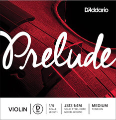 Струна для скрипки D'Addario Prelude J813 1/4M цена и информация | Принадлежности для музыкальных инструментов | hansapost.ee