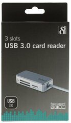 Kaardilugeja Deltaco UCR-147 цена и информация | Адаптеры и USB-hub | hansapost.ee