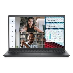 Dell Vostro 15 3520, 15.6 ", WVA, FHD, 1920 x 1080, Anti-glare, i7-1255U, 16 GB, SSD 512 GB, Intel Iris Xe Graphics, Windows 11 Home, ENG, Black цена и информация | Ноутбуки | hansapost.ee