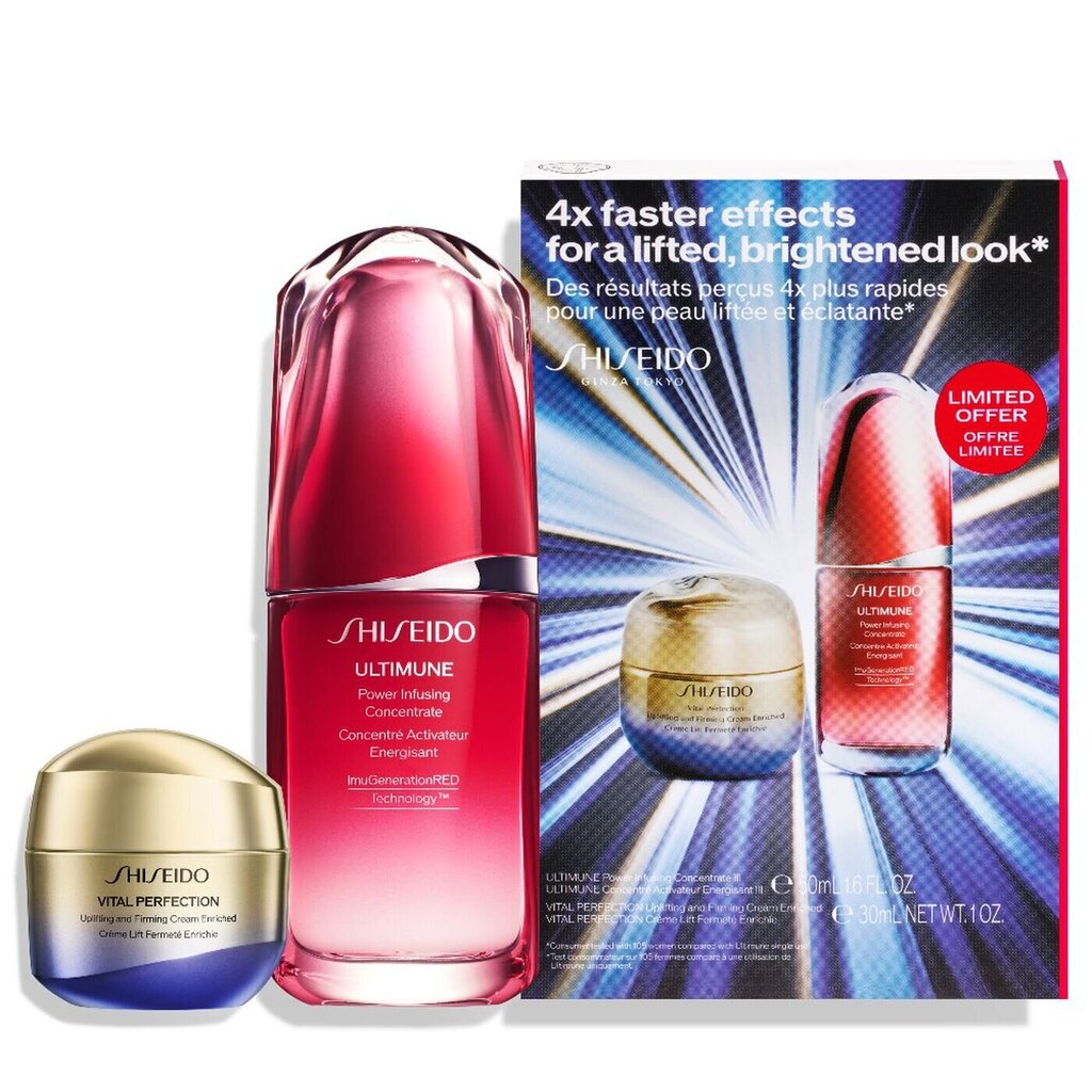 Näonahahooldustoodete komplekt Shiseido Power Uplifting & Firming цена и информация | Näokreemid | hansapost.ee