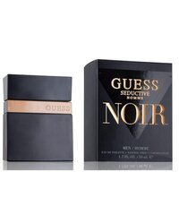 Туалетная вода для мужчин Guess Seductive Homme Noir EDT, 50 мл цена и информация | Мужские духи | hansapost.ee