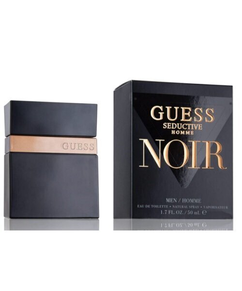 Tualettvesi meestele Guess Seductive Homme Noir EDT 50 ml цена и информация | Parfüümid meestele | hansapost.ee