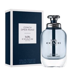 Tualettvesi Coach Open Road EDT meestele, 40 ml цена и информация | Мужские духи | hansapost.ee