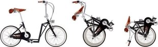 Складной велосипед - самокат 2in1, The-Sliders Metro, матового черного цвета цена и информация | Велосипеды | hansapost.ee