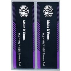 Cooler Master CM M.2 SSD Thermal Pad 60x18x0.5 mm hind ja info | Sülearvuti tarvikud | hansapost.ee