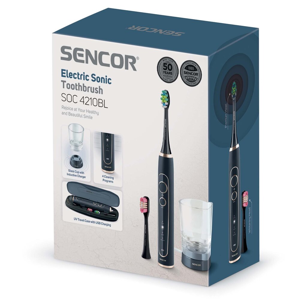 Sencor SOC 4210BL цена и информация | Elektrilised hambaharjad | hansapost.ee