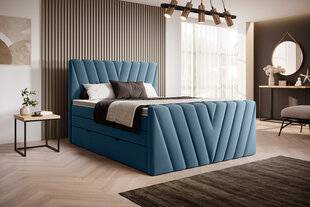 Кровать NORE Candice Savoi 38, 160x200 см, синего цвета цена и информация | Кровати | hansapost.ee