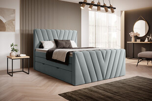 Кровать NORE Candice Savoi 100, 180x200 см, синего цвета цена и информация | Кровати | hansapost.ee