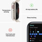 Apple Watch Series 8 GPS + Cellular 45mm Graphite Stainless Steel Case ,Midnight Sport Band - MNKU3UL/A цена и информация | Nutikellad, laste nutikellad | hansapost.ee