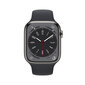 Apple Watch Series 8 GPS + Cellular 45mm Graphite Stainless Steel Case ,Midnight Sport Band - MNKU3UL/A hind ja info | Nutikellad, laste nutikellad | hansapost.ee