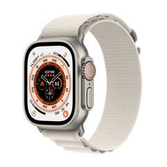Apple Watch Ultra GPS + Cellular, 49mm Titanium Case ,Starlight Alpine Loop - Small MQFQ3EL/A LV-EE hind ja info | Nutikellad, laste nutikellad | hansapost.ee