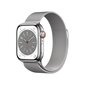 Apple Watch Series 8 GPS + Cellular 45mm Silver Stainless Steel Case ,Silver Milanese Loop MNKJ3UL/A цена и информация | Nutikellad, laste nutikellad | hansapost.ee