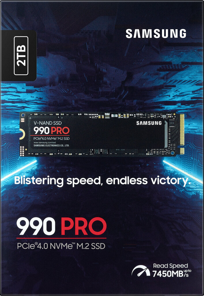 SSD Samsung 990 PRO M.2 PCIe NVMe (2 TB) hind ja info | Sisemised kõvakettad | hansapost.ee