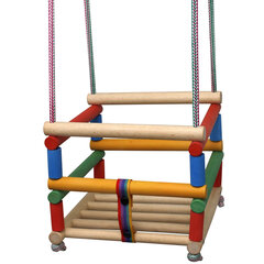 Värviline puidust kiik price and information | Children's swings | hansapost.ee