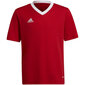 Laste T-särk Adidas Entrada 22 Jsy H57496, punane цена и информация | Jalgpalli varustus ja riided | hansapost.ee