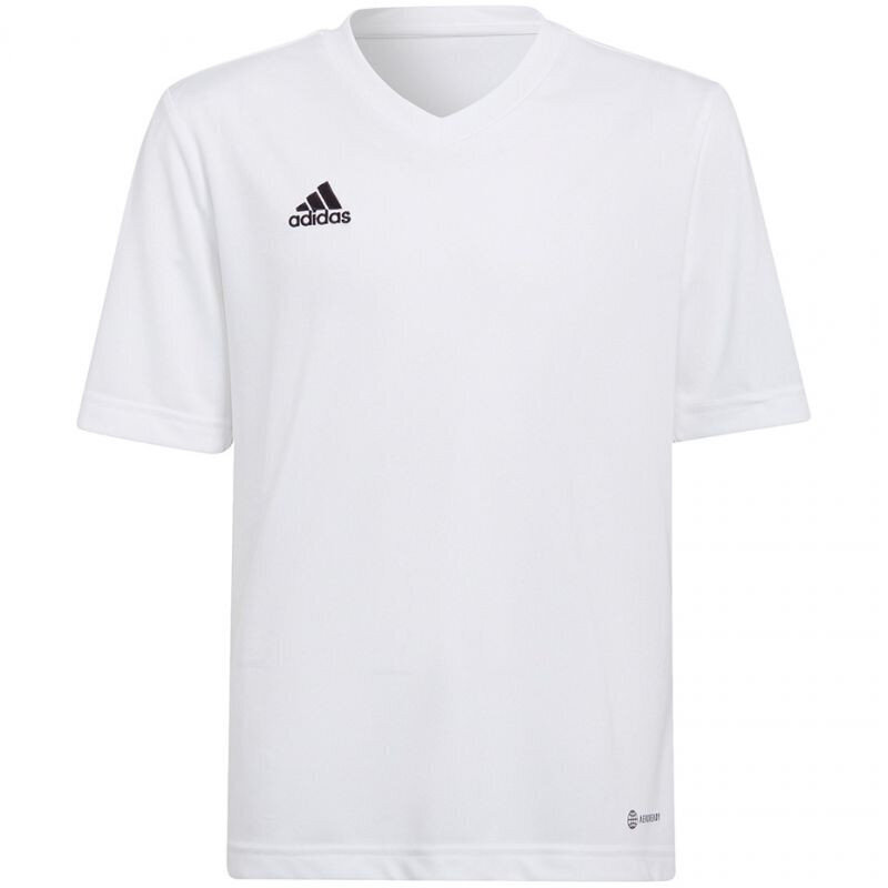 Laste T-särk Adidas Entrada 22 Jsy HC5054, valge hind ja info | Jalgpalli varustus ja riided | hansapost.ee