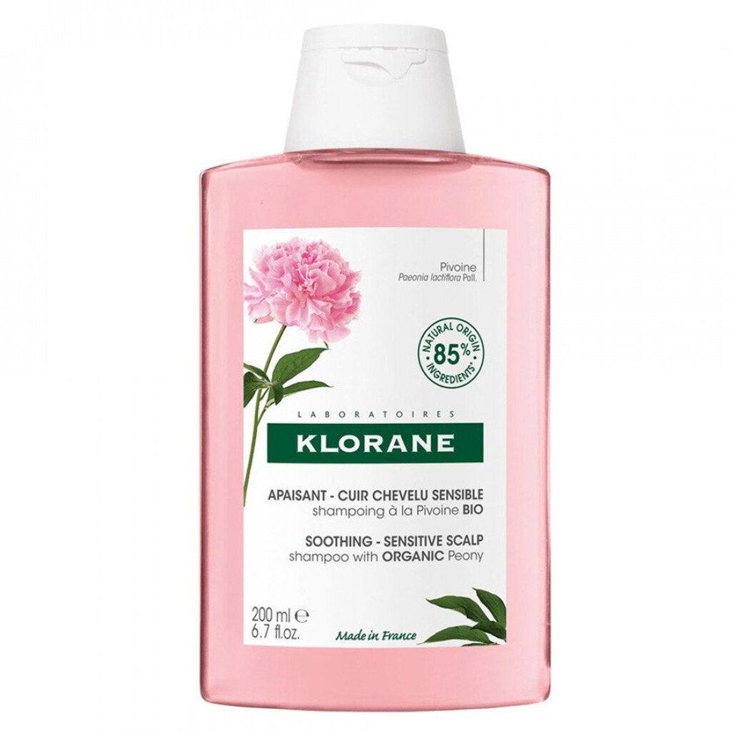 Peanahka rahustav šampoon Klorane, 200 ml цена и информация | Šampoonid | hansapost.ee