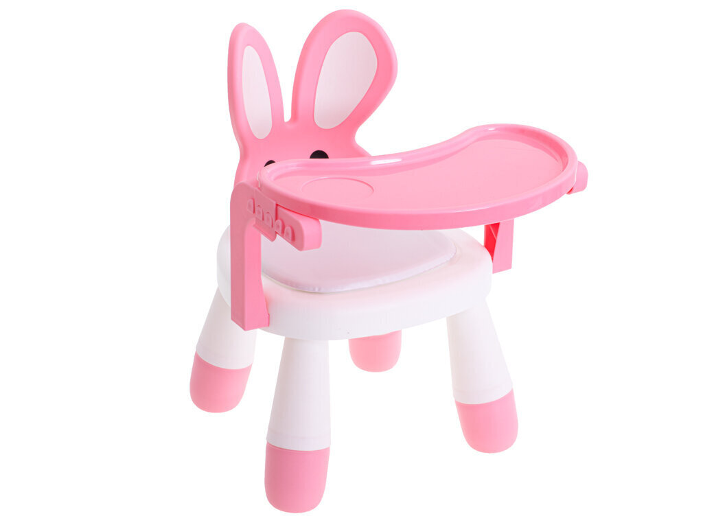 Tool lauaga söögiks ja mängudeks, roosa цена и информация | Beebide mänguasjad | hansapost.ee