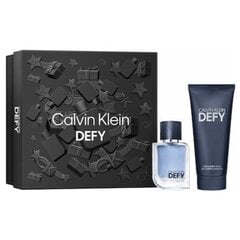 Komplekt Calvin Klein Defy: tualettvesi EDT 40 ml + dušigeel 100 ml цена и информация | Мужские духи | hansapost.ee