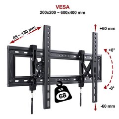 DF 80 T 65-90” цена и информация | Кронштейны и крепления для телевизоров | hansapost.ee