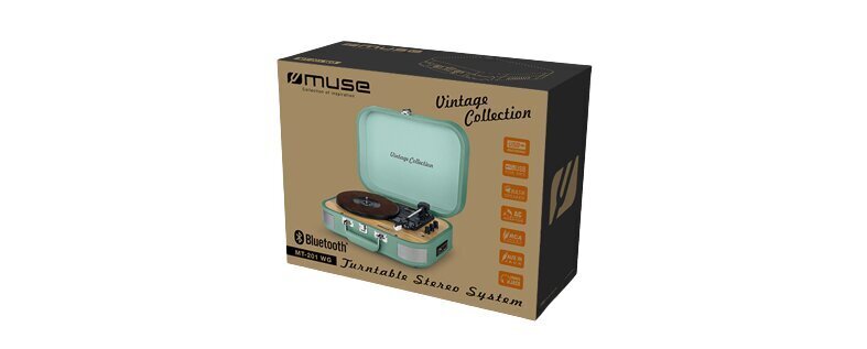 Muse Turntable MT-201WG hind ja info | Vinüülplaadimängijad | hansapost.ee